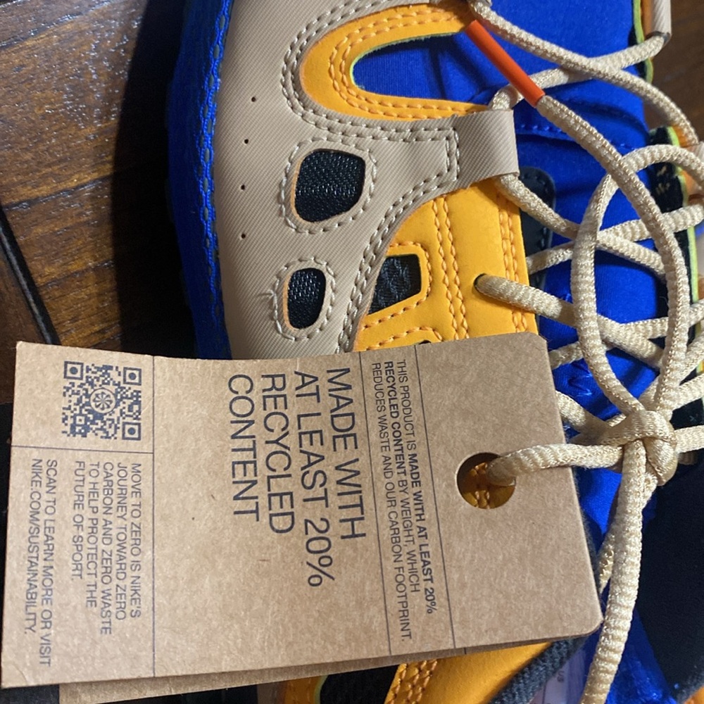 NWT Nike ACG Air Exploraid Hyper Royal Laser Orange Men's Size 8 mid heel Nike - Picture 4 of 7